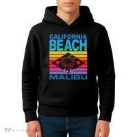 California Beach Retro Vibes Kids Hoodie thumb 4