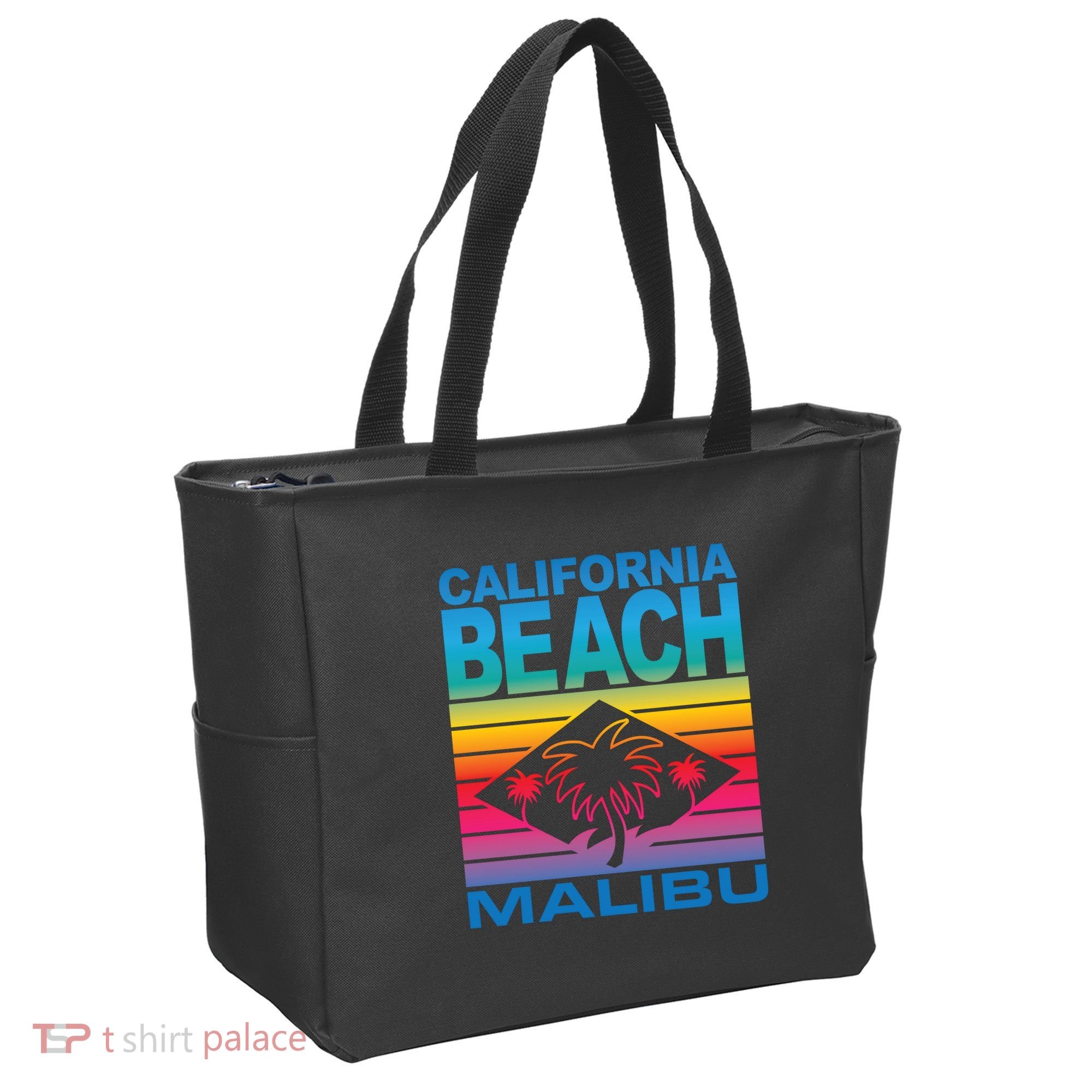 California Beach Retro Vibes Tote Bag
