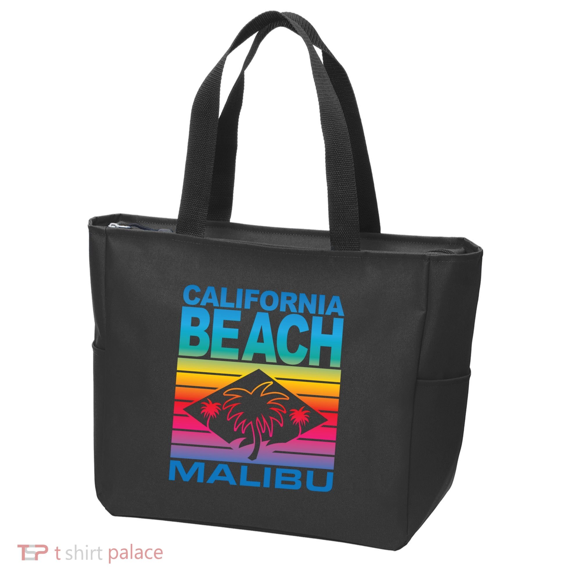 California Beach Retro Vibes Tote Bag
