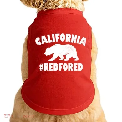 California Bear #RedForEd Doggie Tank