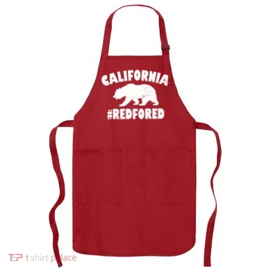 California Bear #RedForEd Apron