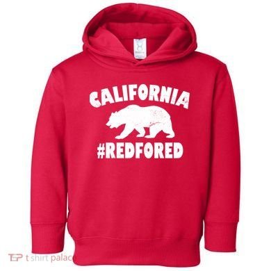 California Bear #RedForEd Toddler Hoodie