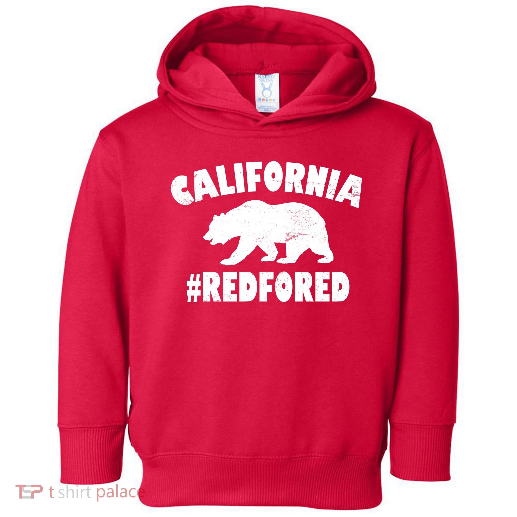 California Bear #RedForEd Toddler Hoodie