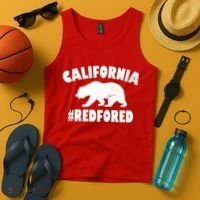 California Bear #RedForEd Tank Top thumb 4