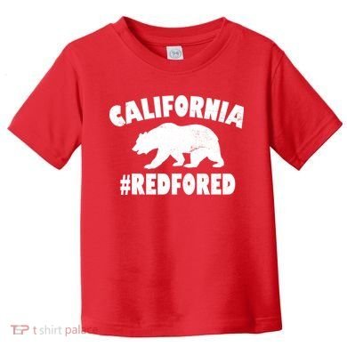 California Bear #RedForEd Toddler T-Shirt
