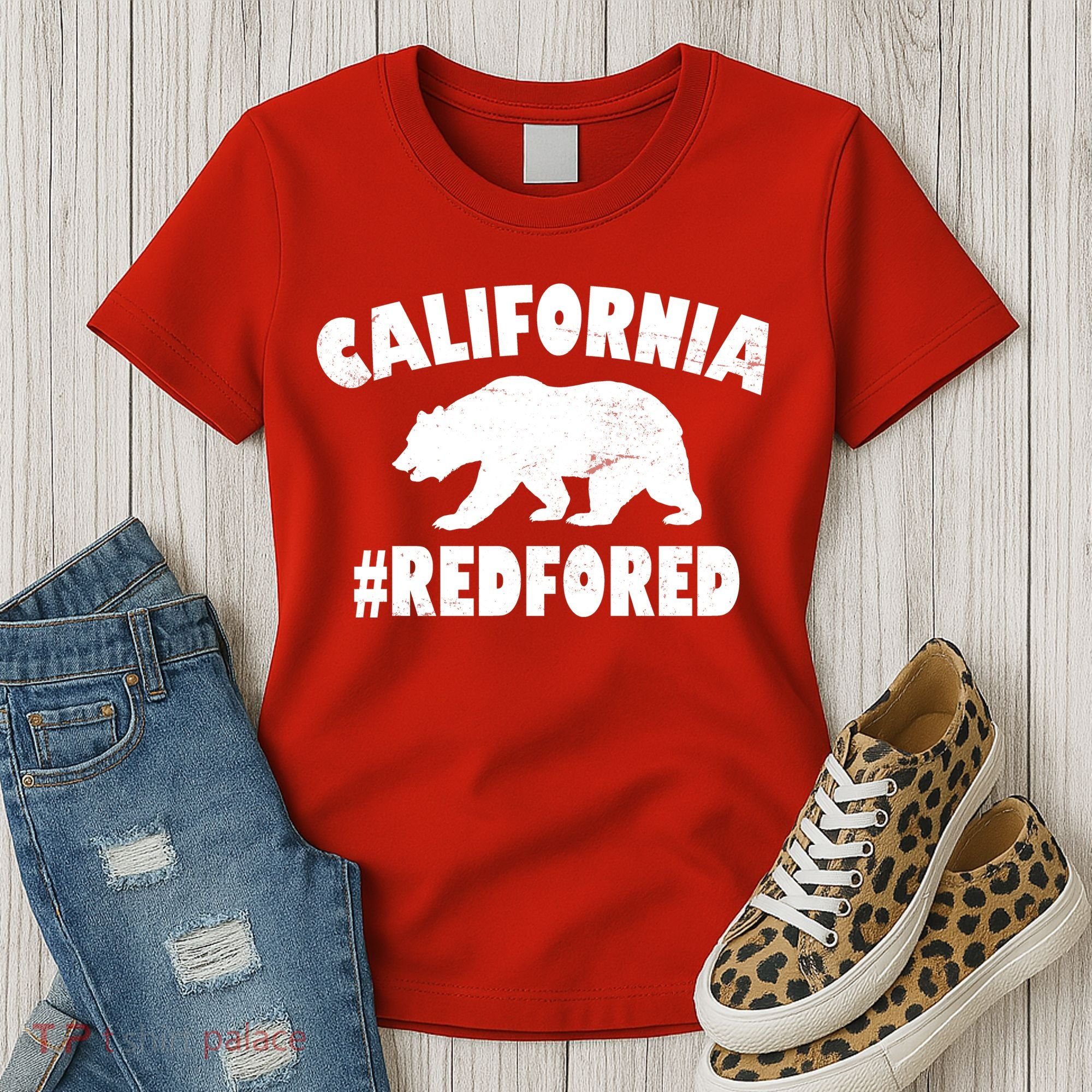 California Bear #RedForEd Women's T-Shirt