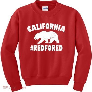 California Bear #RedForEd Kids Sweatshirt