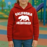 California Bear #RedForEd Kids Hoodie thumb 3