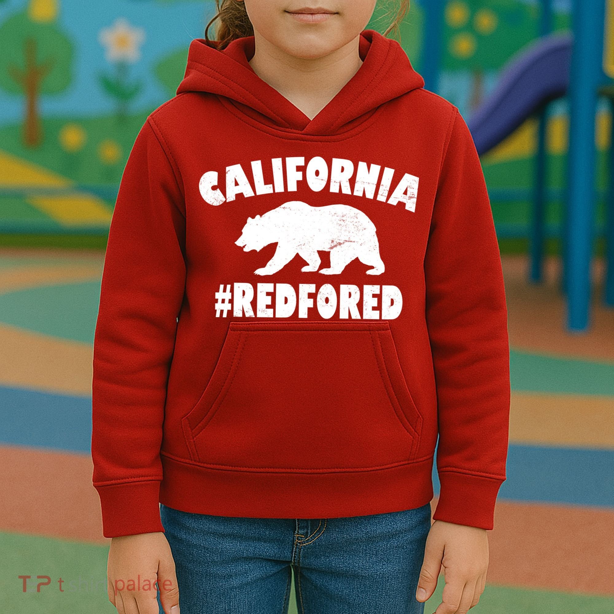 California Bear #RedForEd Kids Hoodie