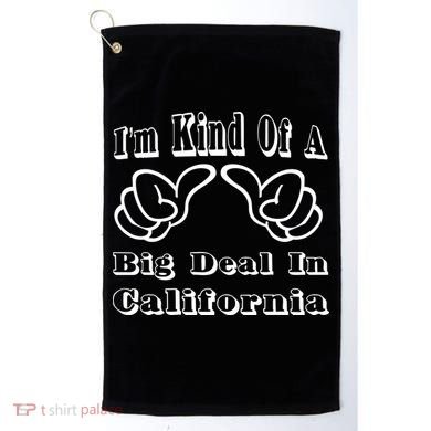 California Big Deal Golf Towel