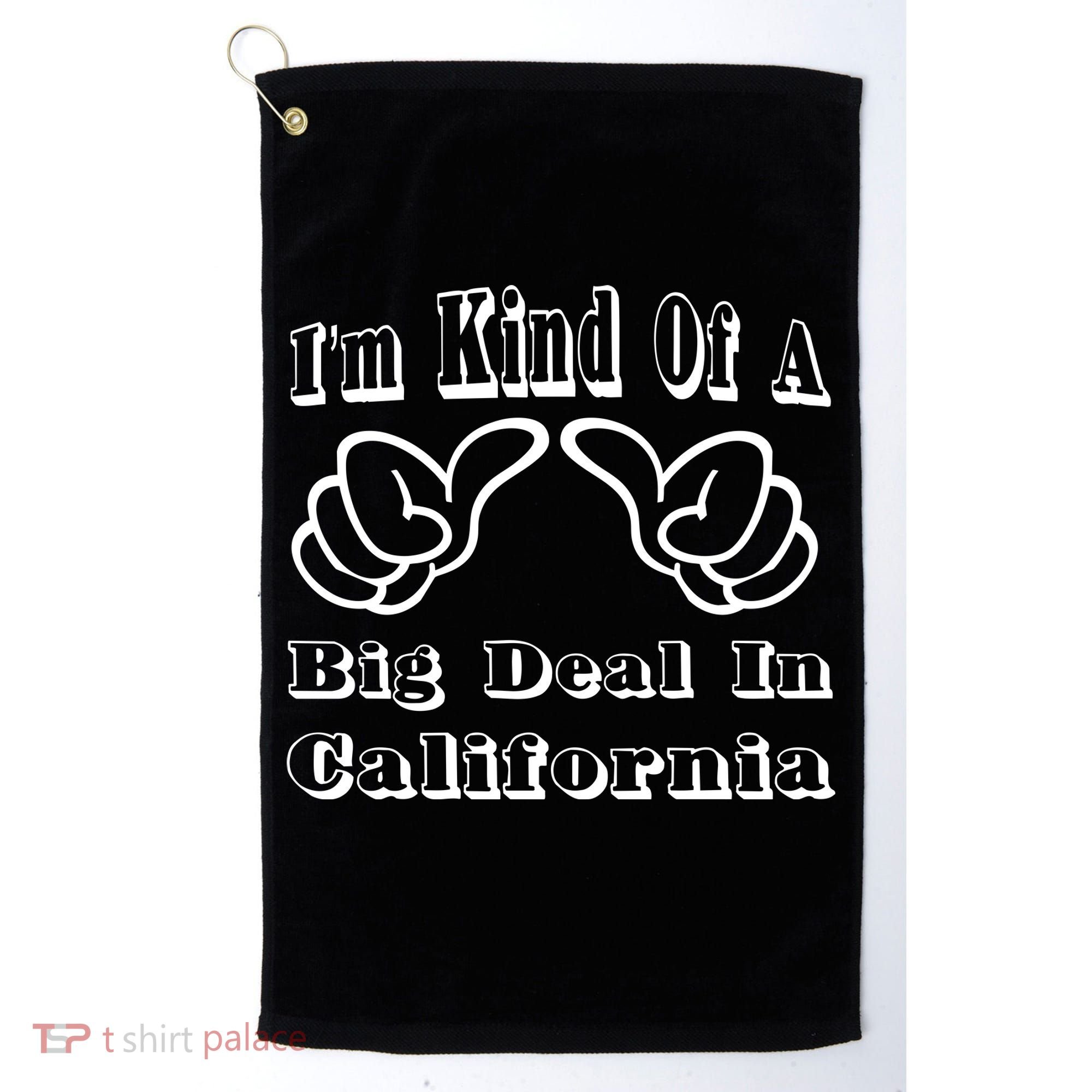 California Big Deal Golf Towel