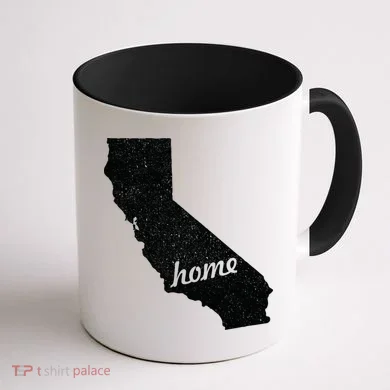 California Cali Home State Coffee Mug back