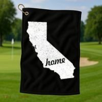 California Cali Home State Golf Towel thumb 1