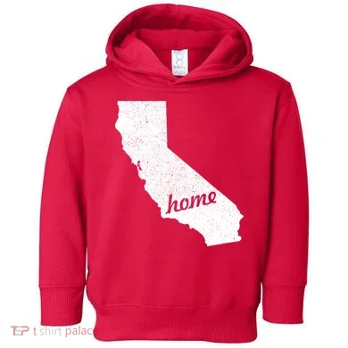 California Cali Home State Toddler Hoodie