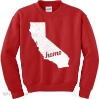 California Cali Home State Kids Sweatshirt thumb 0