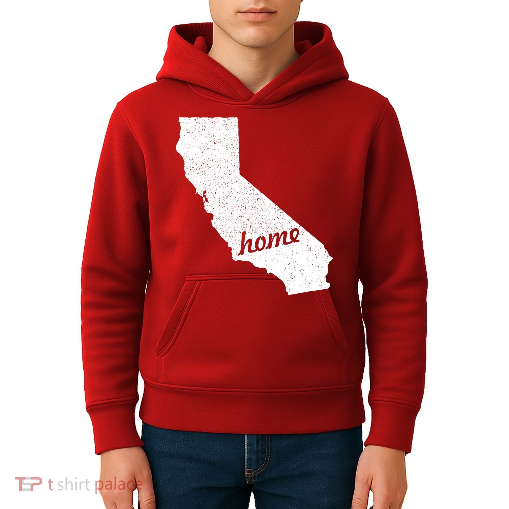 California Cali Home State Kids Hoodie