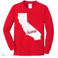 California Cali Home State Kids Long Sleeve Shirt thumb 0