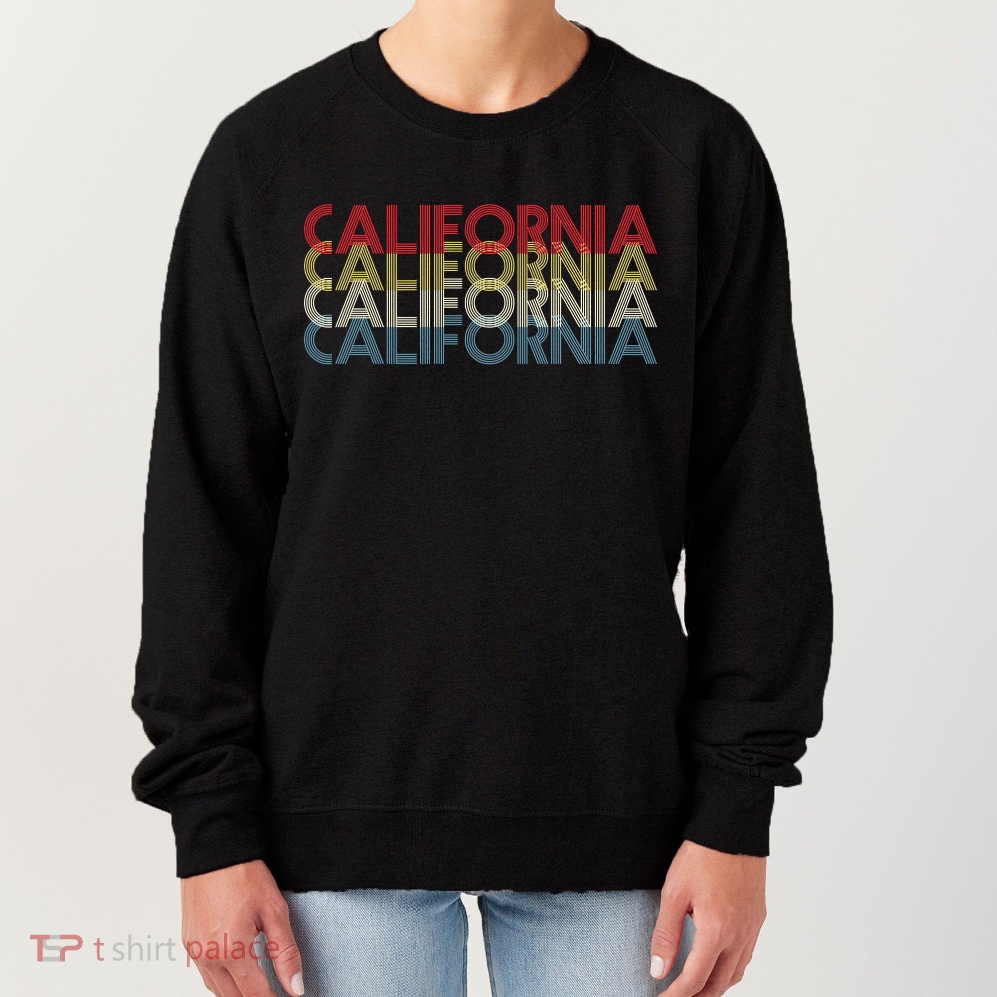 California Disco Lettering Women's Sweatshirt