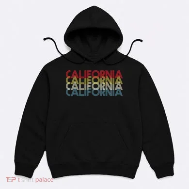 California Disco Lettering Hoodie