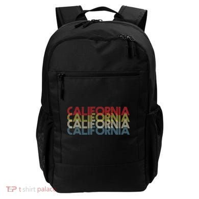 California Disco Lettering Backpack