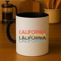 California Disco Lettering Coffee Mug thumb 4