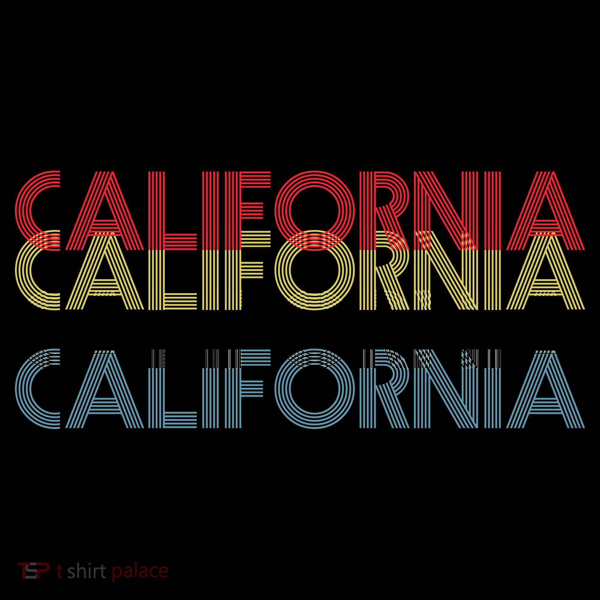 California Disco Lettering Coffee Mug