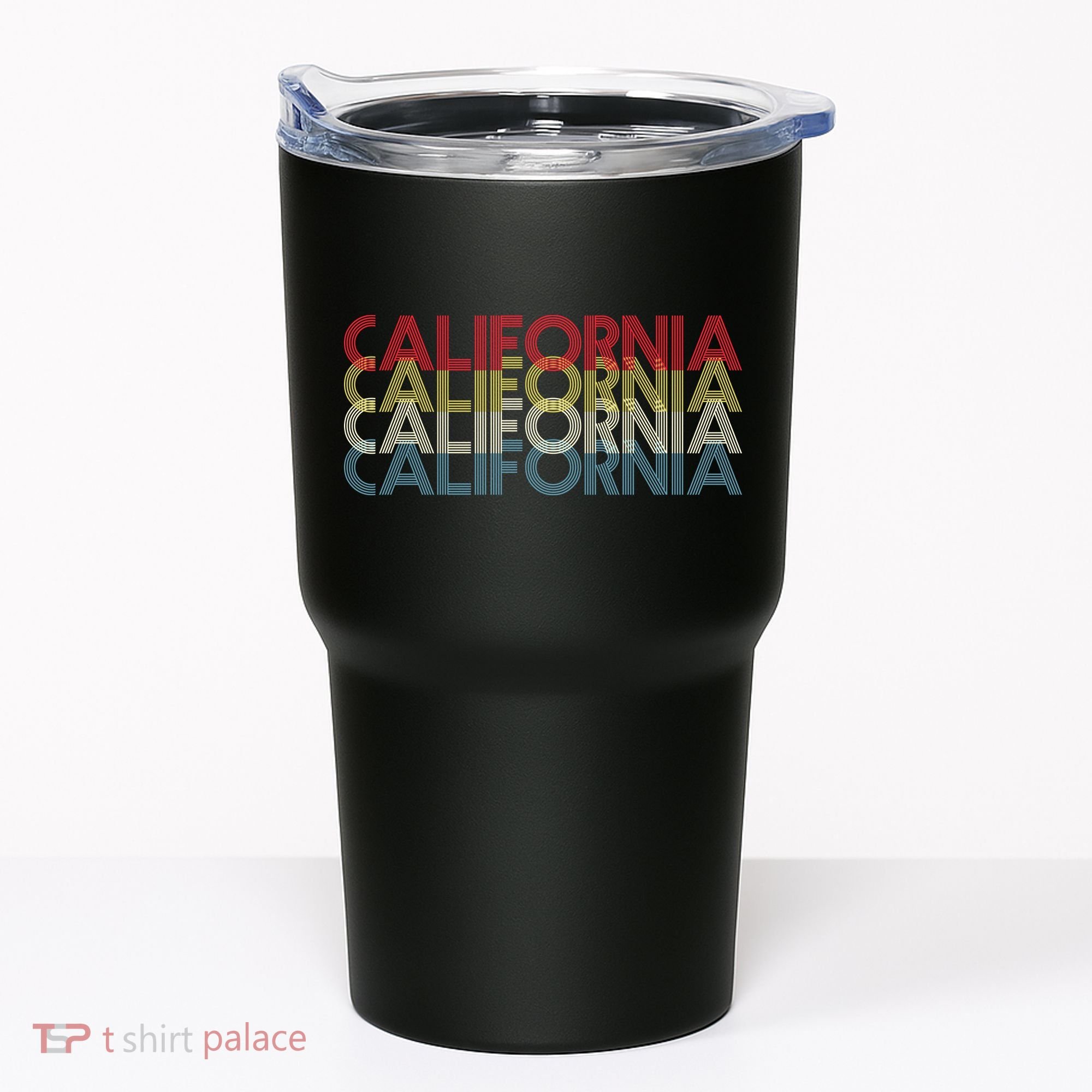 California Disco Lettering Tumbler