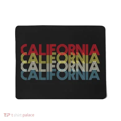California Disco Lettering Mousepad