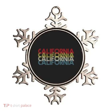 California Disco Lettering Ornament