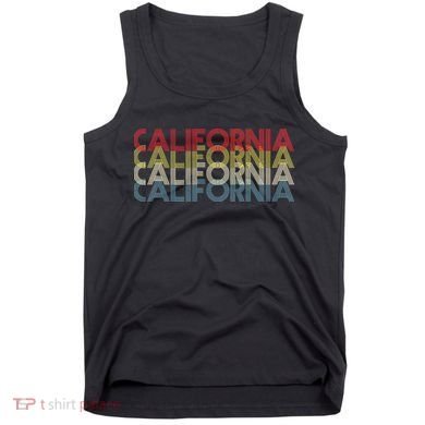 California Disco Lettering Tank Top