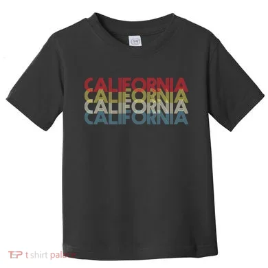 California Disco Lettering Toddler T-Shirt