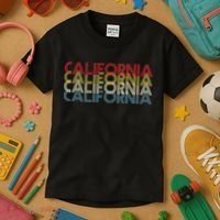 California Disco Lettering Kids T-Shirt thumb 3
