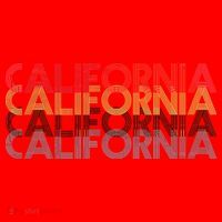 California Disco Lettering Santa Hat thumb 1