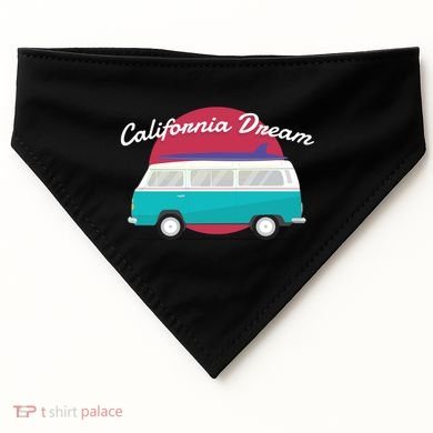 California Dream Van USA-Made Doggie Bandana
