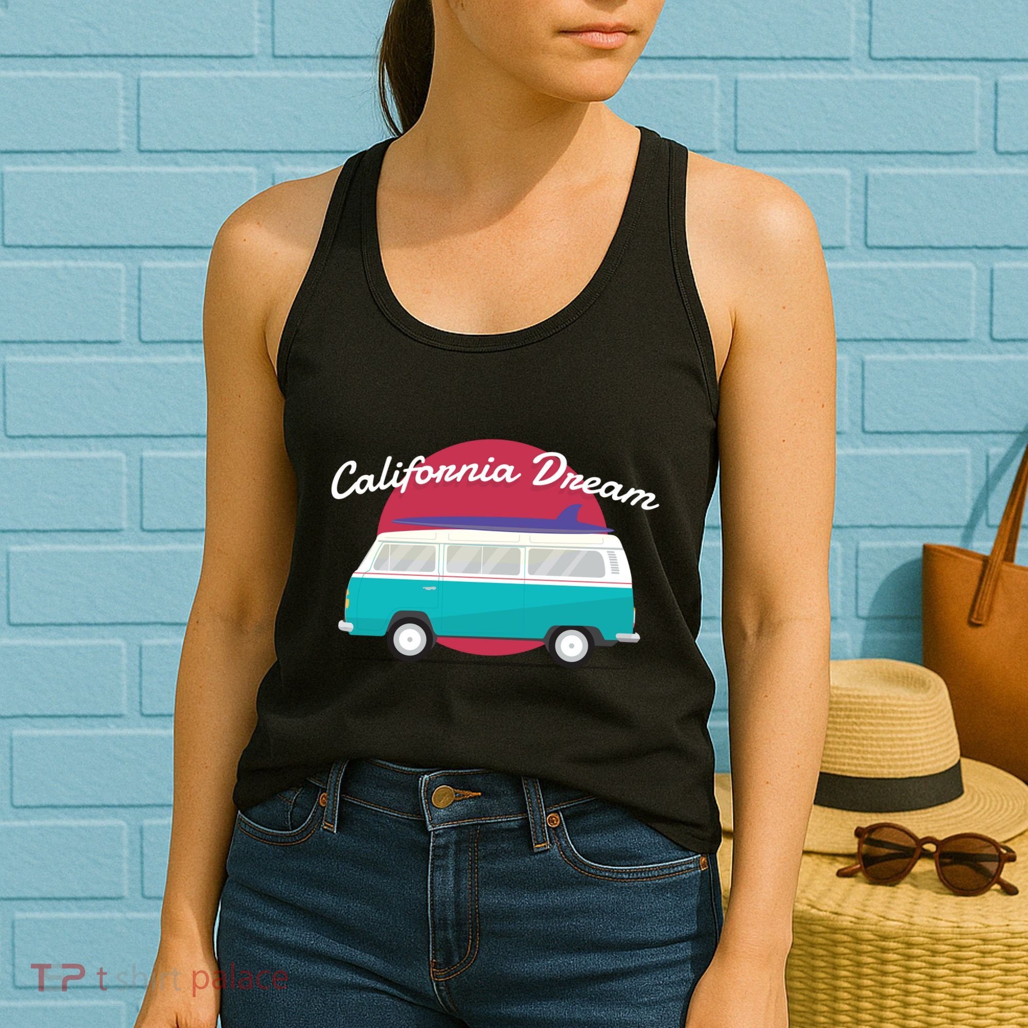 California Dream Van Women's Tank Top