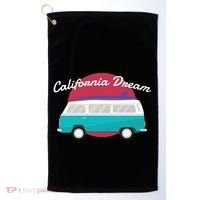 California Dream Van Golf Towel thumb 0