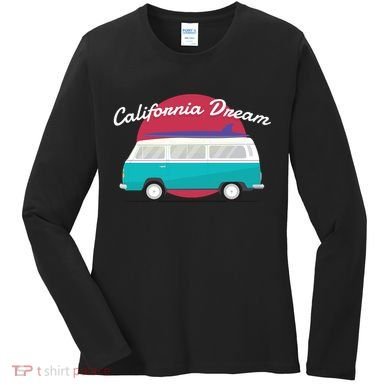 California Dream Van Women's Long Sleeve Shirt