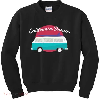 California Dream Van Kids Sweatshirt