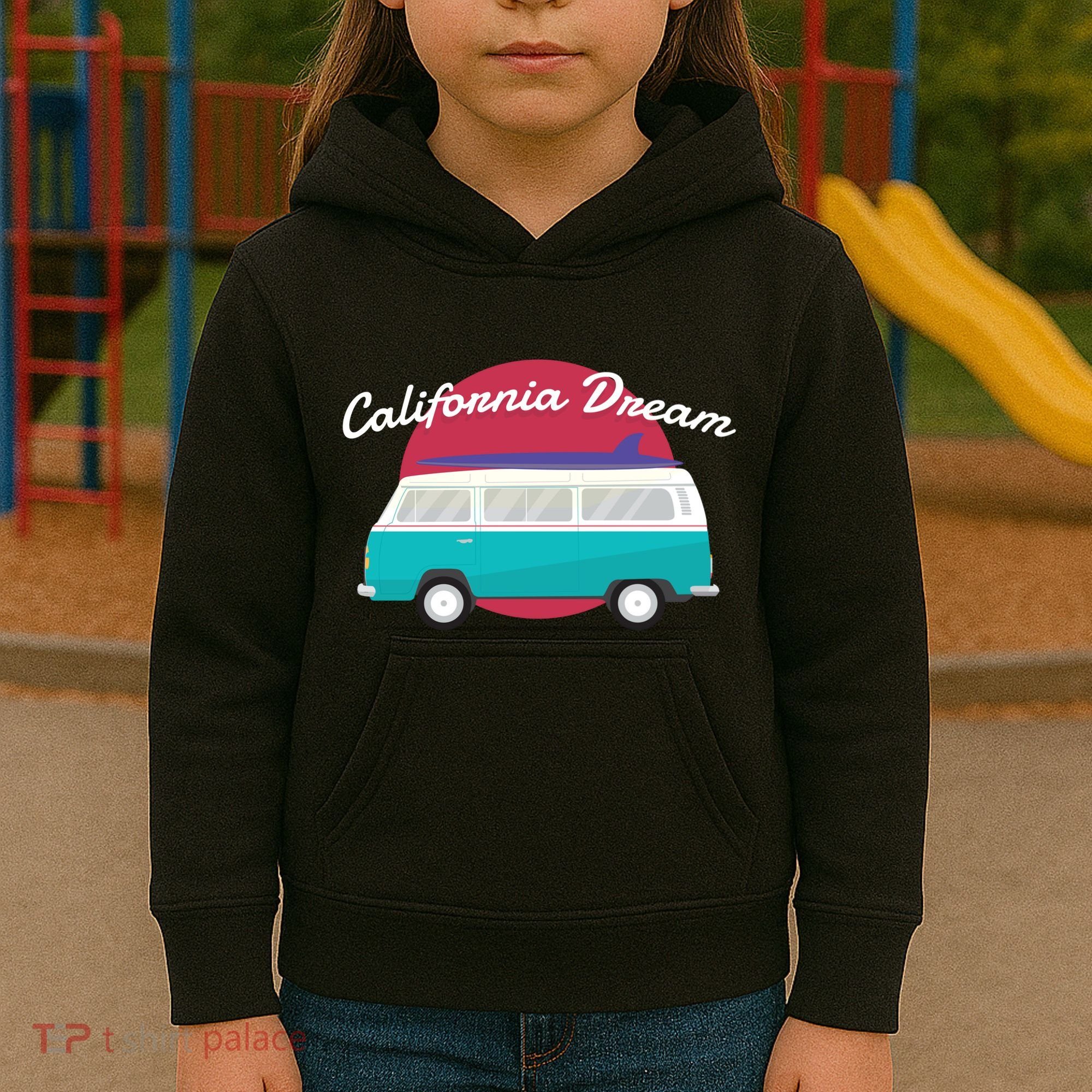 California Dream Van Kids Hoodie