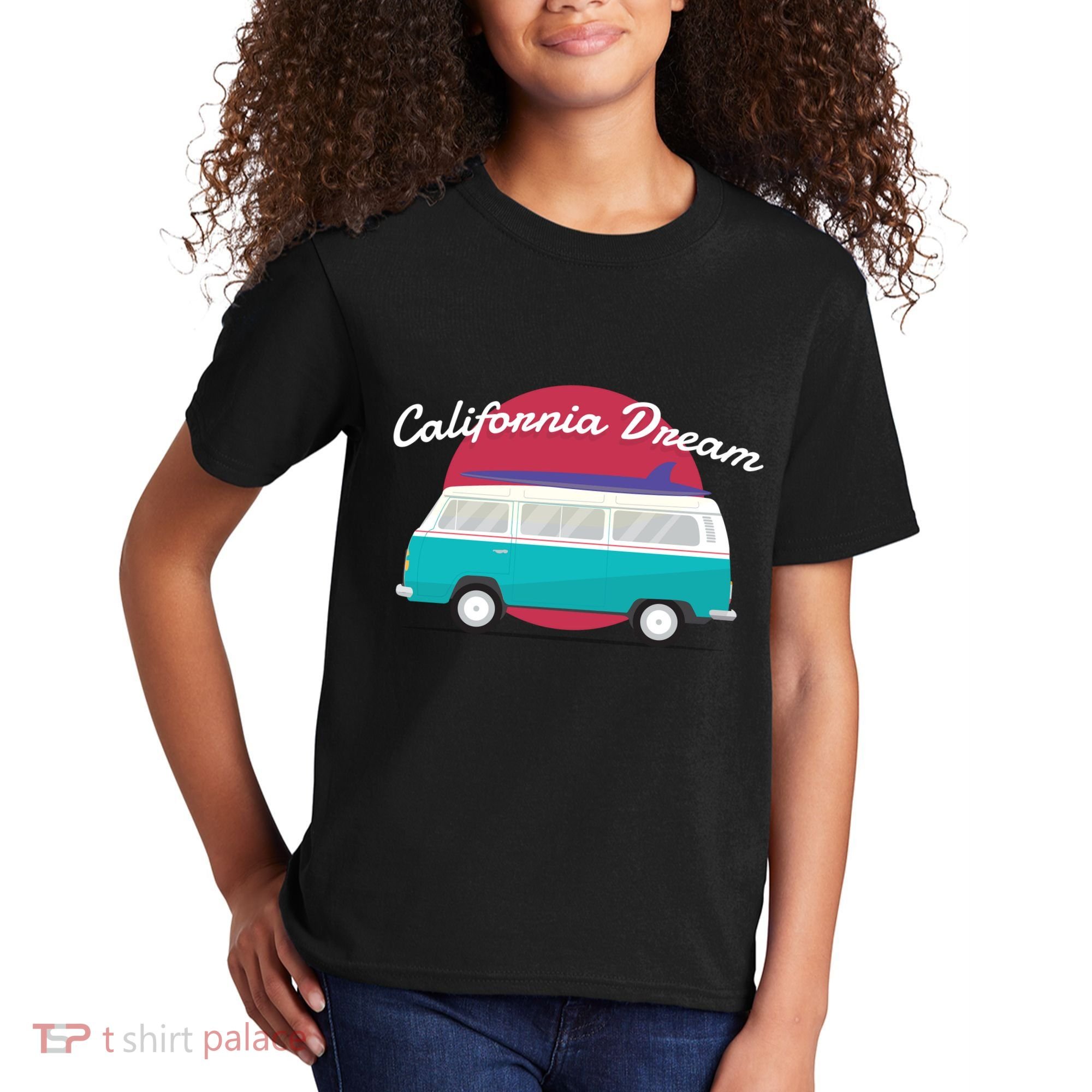 California Dream Van Kids T-Shirt