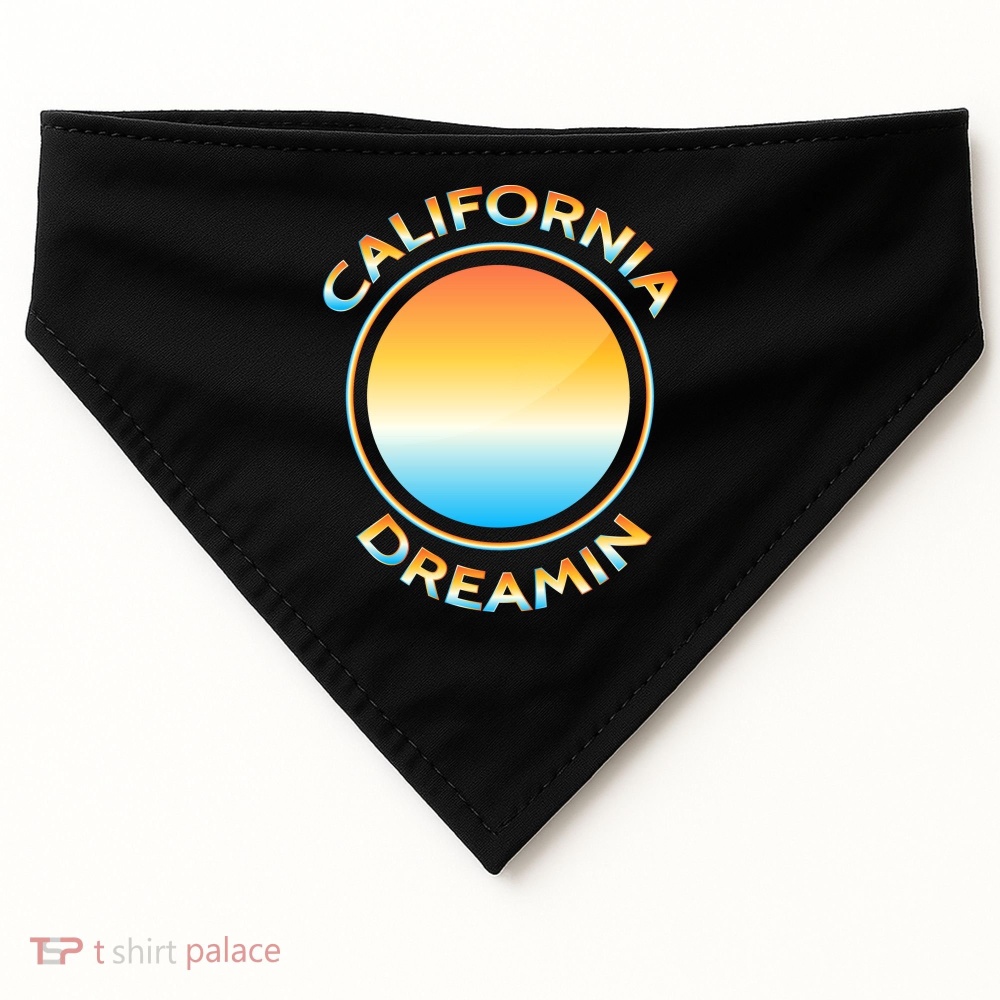 California Dreamin USA-Made Doggie Bandana