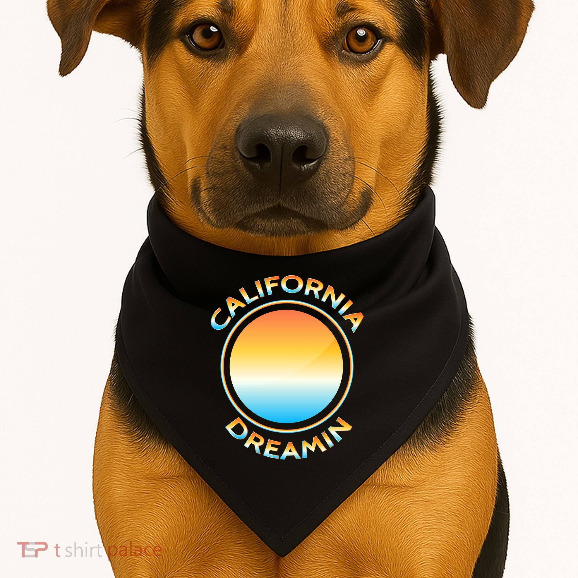 California Dreamin USA-Made Doggie Bandana