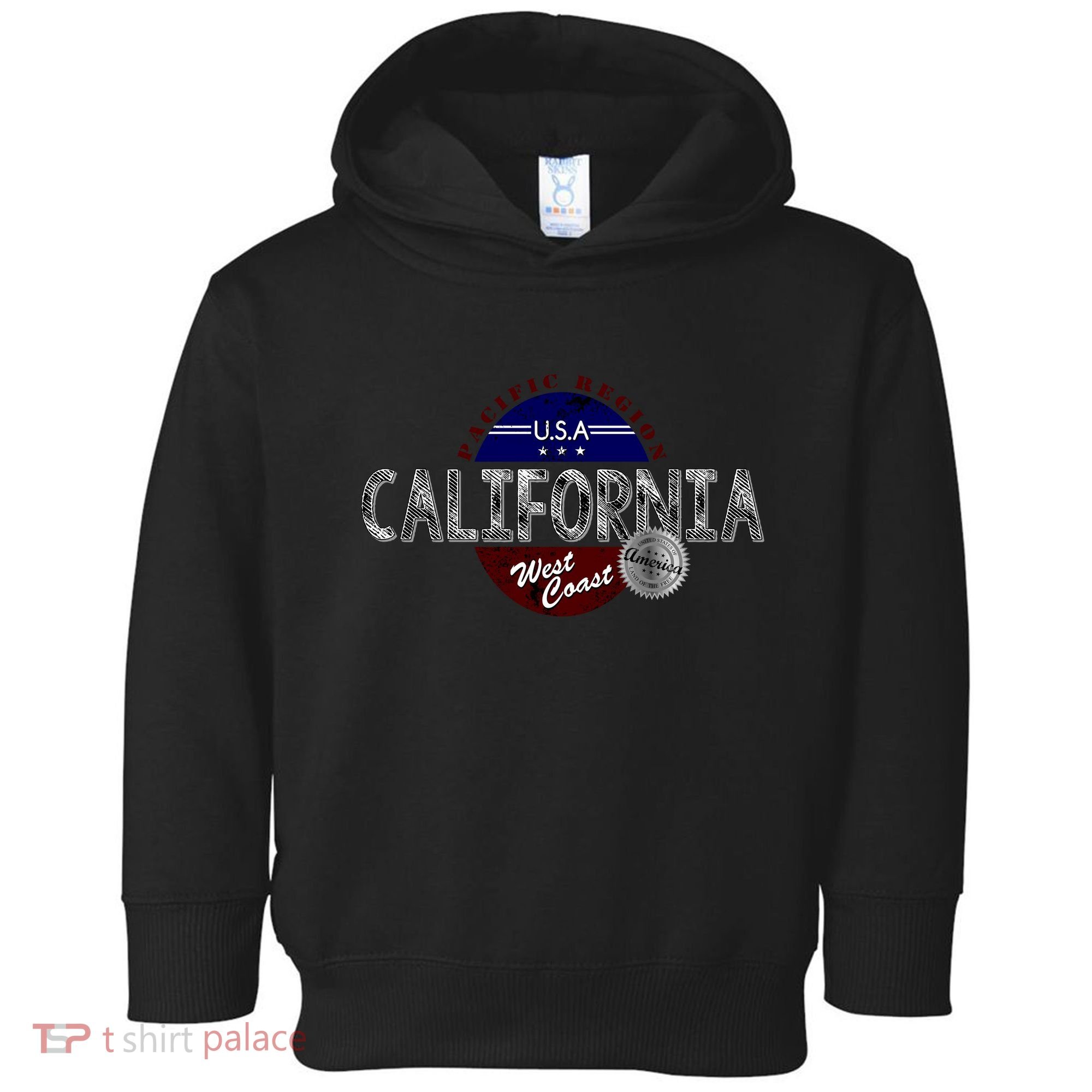California Land of the Free Logo Toddler Hoodie