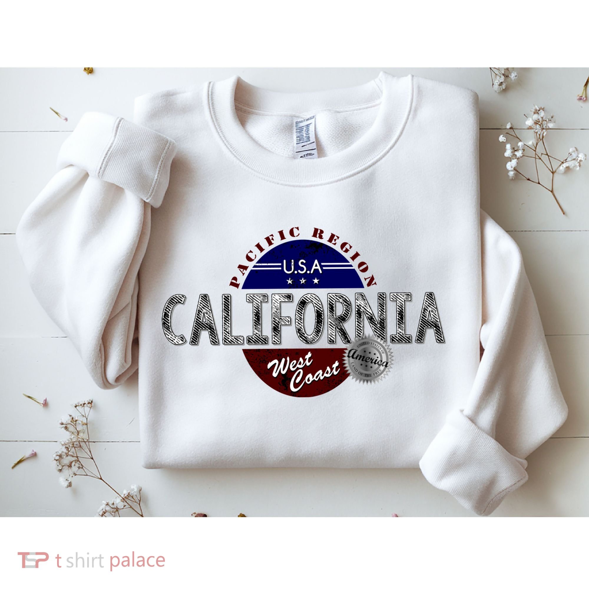 California Land of the Free Logo Sweatshirt