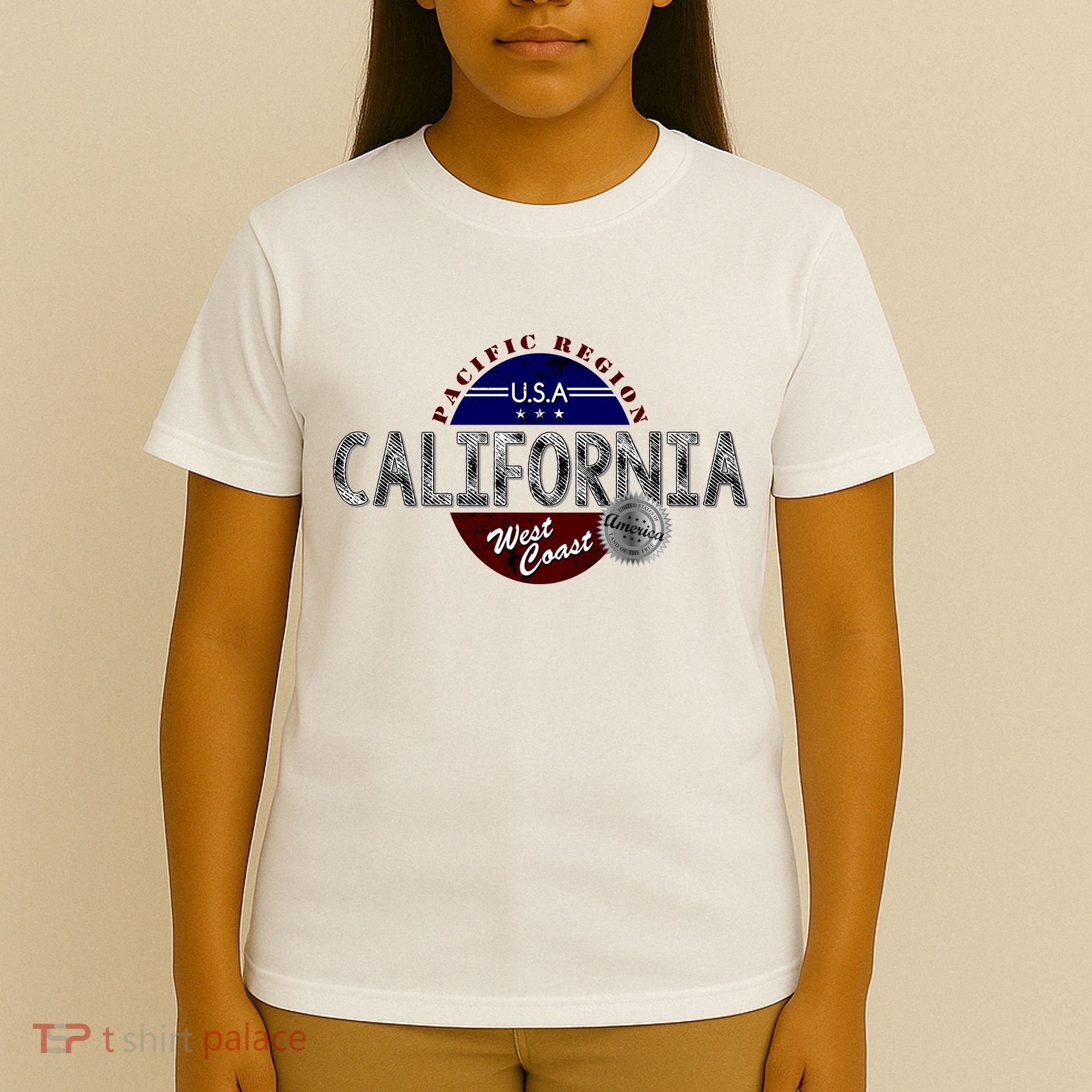 California Land of the Free Logo T-Shirt