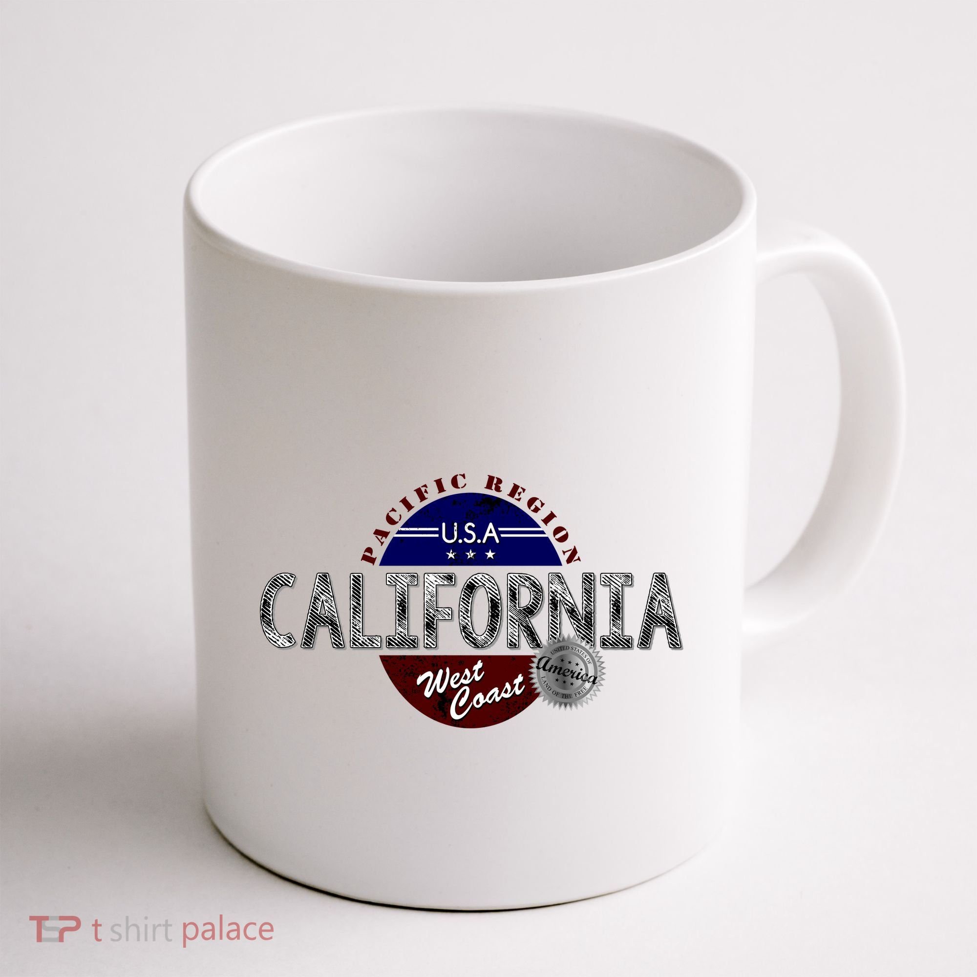 California Land of the Free Logo Coffee Mug