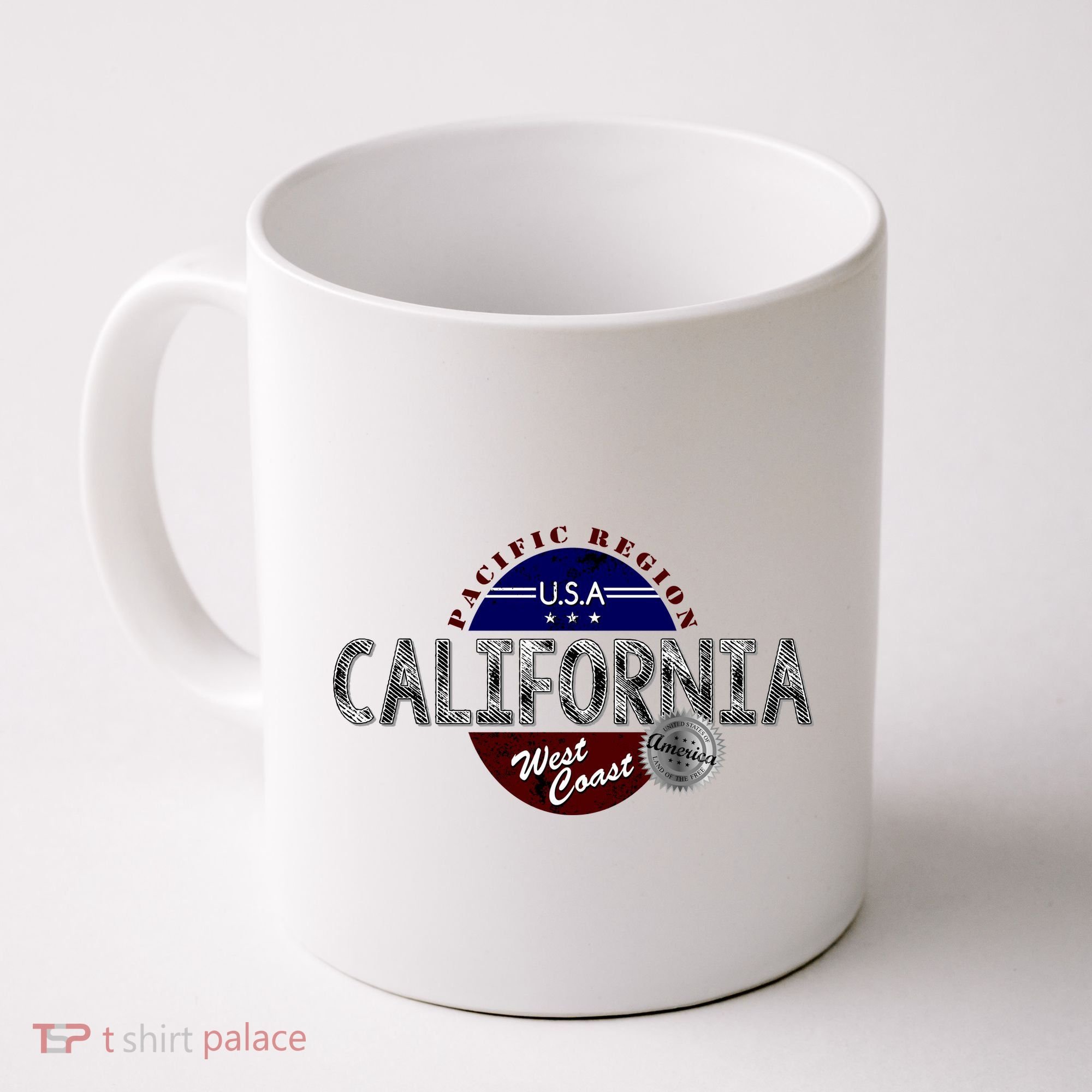 California Land of the Free Logo Coffee Mug