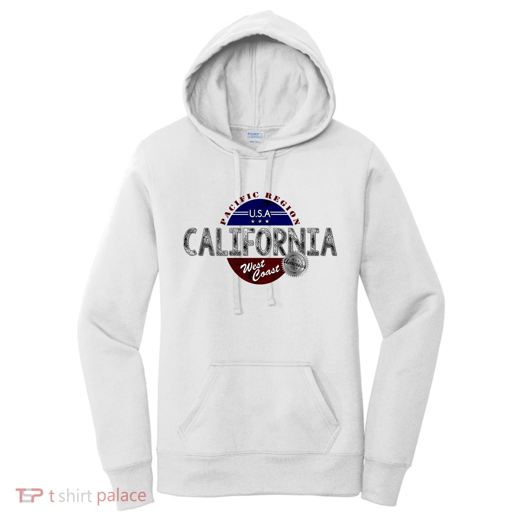 California Land of the Free Logo Women's Hoodie