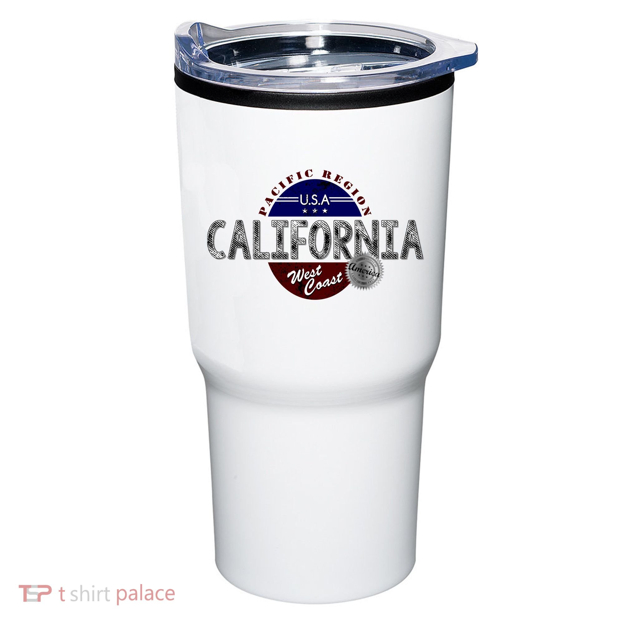 California Land of the Free Logo Tumbler