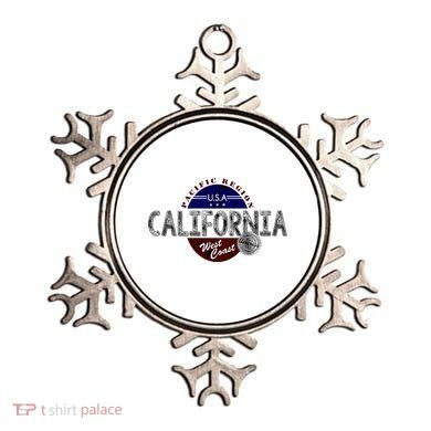 California Land of the Free Logo Ornament